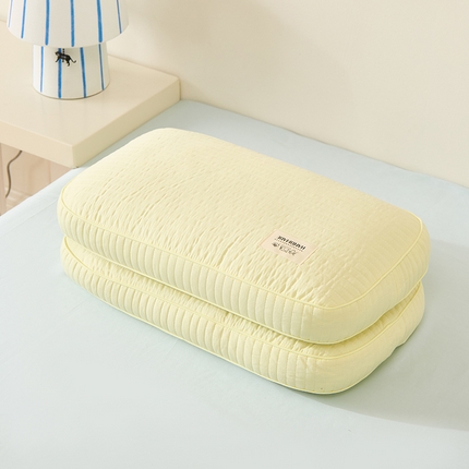 91家纺网 家纺一手货源 找家纺 （总）贵夫人 2024新款全棉家用-全荞麦填充奶酪荞麦护颈枕
