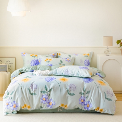 91家纺网 家纺一手货源 找家纺 （总）卓越 2025新款128*68全棉印花四件套