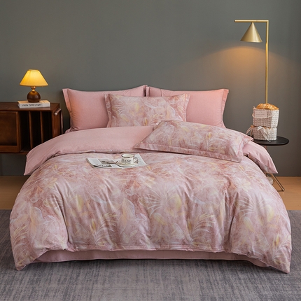 91家纺网 家纺一手货源 找家纺 （总）2024新款全棉加厚长绒棉数码印花四件套