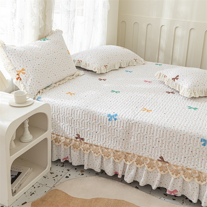 91家纺网 家纺一手货源 找家纺 美优兰 2025秋冬新款牛奶绒榻榻米垫床盖（可定制） 五彩斑斓