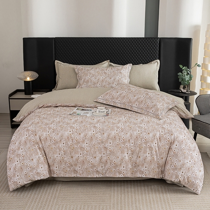 91家纺网 家纺一手货源 找家纺 （总）2024新款全棉加厚长绒棉数码印花四件套