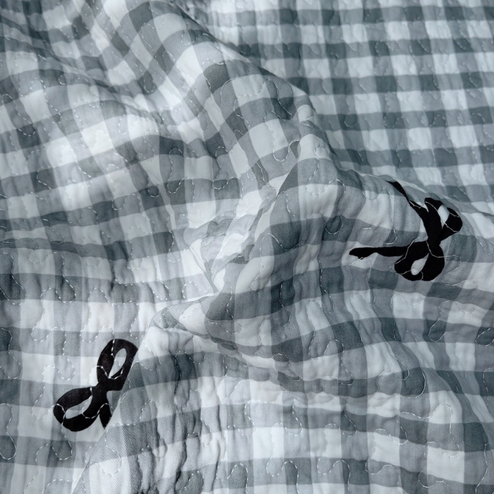 91家纺网 家纺一手货源 找家纺 2024新款亲肤舒适法式床盖三件套 芳菲