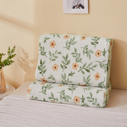 91家纺网 家纺一手货源 找家纺 （总）翎盈家纺 2024新款加厚高克重牛奶绒枕套乳胶枕专用枕套枕头套