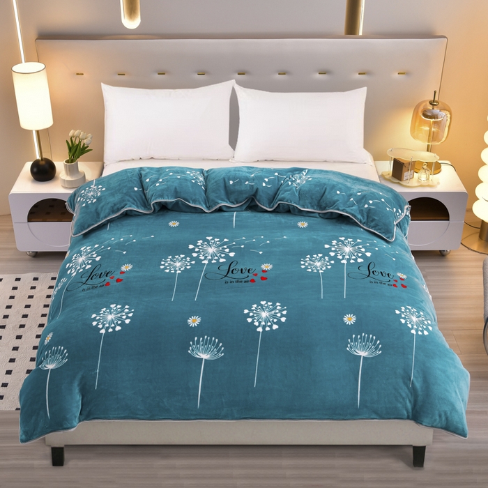 91家纺网 家纺一手货源 找家纺 绒品荟家纺 2025新款加厚牛奶绒单被套金貂绒法莱绒冬季法兰绒高克重被罩 美妙绝伦