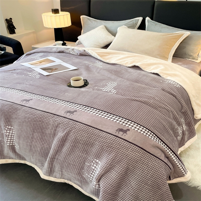 91家纺网 家纺一手货源 找家纺 凯轩毛毛毯毯子网销专供 2024新款雪绒棉四季毛毯毯子盖毛毯毯子毛毯毯子子 神马