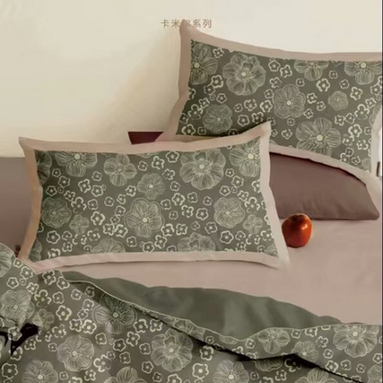 91家纺网 家纺一手货源 找家纺 （总）未来家居 2024新款全棉加厚火山磨毛四件套