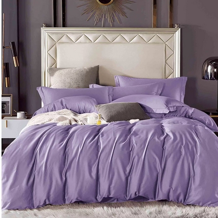 91家纺网 家纺一手货源 找家纺 （总）未来家居 新款60支高支高密长绒棉纯色拉链款四件套