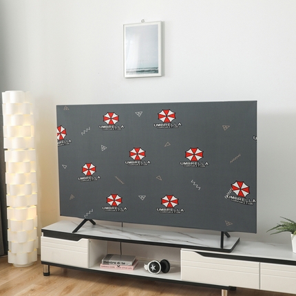 91家纺网 家纺一手货源 找家纺 千彤沙发垫 2024新款高弹力牛奶丝全包电视机防尘罩 保护伞