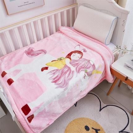 91家纺网 家纺一手货源 找家纺 （总）凯轩毛毛毯毯子网销专供 2024新款加厚保暖儿童印花云毛毯毯子系列