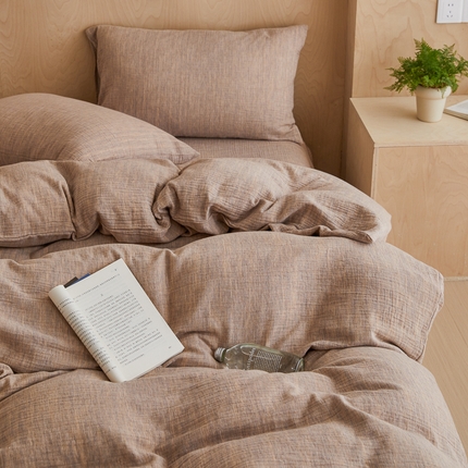 91家纺网 家纺一手货源 找家纺 （总）淑女公社家纺 2024秋冬新款缎染双层纱四件套