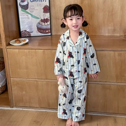 91家纺网 家纺一手货源 找家纺 （总）2024新款全棉儿童家居服