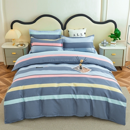 鑫缘 2025直播爆款印花植物羊绒加厚磨毛单被套元气青春