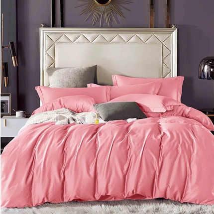 91家纺网 家纺一手货源 找家纺 （总）未来家居 新款60支高支高密长绒棉纯色拉链款四件套