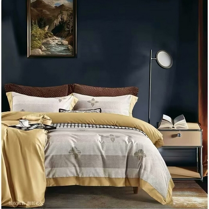 91家纺网 家纺一手货源 找家纺 （总1）未来家居 未来家居 2024新款优帝100支贡缎长绒棉四件套