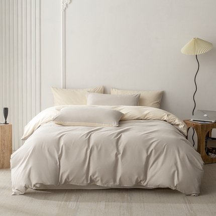 91家纺网 家纺一手货源 找家纺 （总）ONE TWO ONE 121 2024新品【高支高密双拼磨毛四件套】长绒棉被套床单床笠被子被芯枕头枕芯空调被夏凉被蚊帐凉席