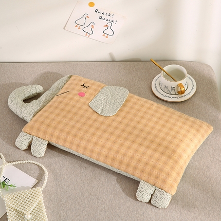 91家纺网 家纺一手货源 找家纺 （总）蔻眠 2024新款幸运象-全棉卡通荞麦枕芯儿童学生枕头