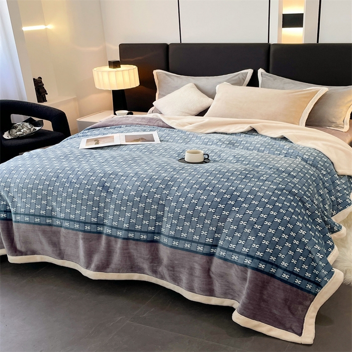 91家纺网 家纺一手货源 找家纺 凯轩毛毛毯毯子网销专供 2024新款雪绒棉四季毛毯毯子盖毛毯毯子毛毯毯子子 蓝图