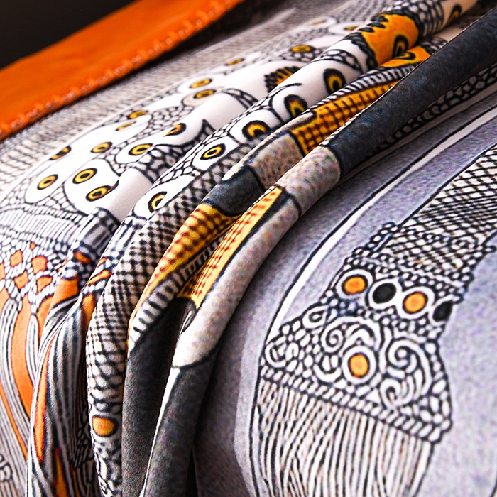 91家纺网 家纺一手货源 找家纺 爵仕 2024高档锦狐绒毛毯复合毯奢华复古绒毯爱马风格 马鞍