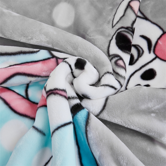 91家纺网 家纺一手货源 找家纺 （总）凯轩毛毛毯毯子网销专供 2024新款加厚保暖儿童印花云毛毯毯子系列