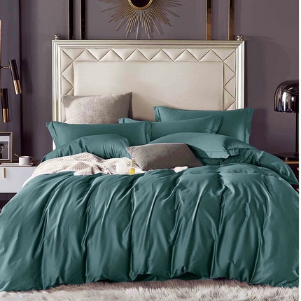 91家纺网 家纺一手货源 找家纺 （总）未来家居 新款60支高支高密长绒棉纯色拉链款四件套