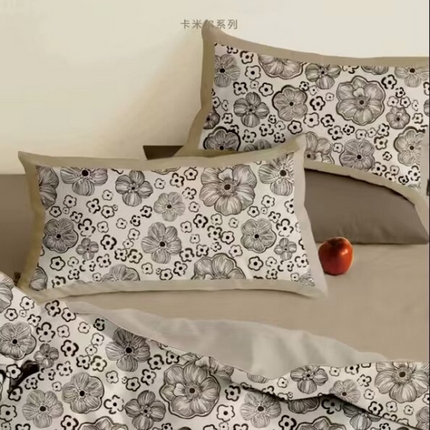 91家纺网 家纺一手货源 找家纺 （总）未来家居 2024新款全棉加厚火山磨毛四件套