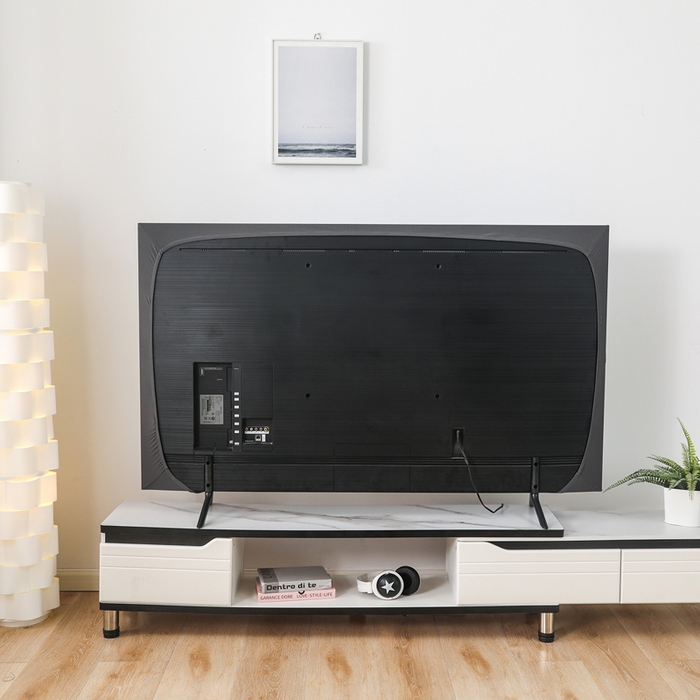 91家纺网 家纺一手货源 找家纺 千彤沙发垫 2024新款高弹力牛奶丝全包电视机防尘罩 深灰