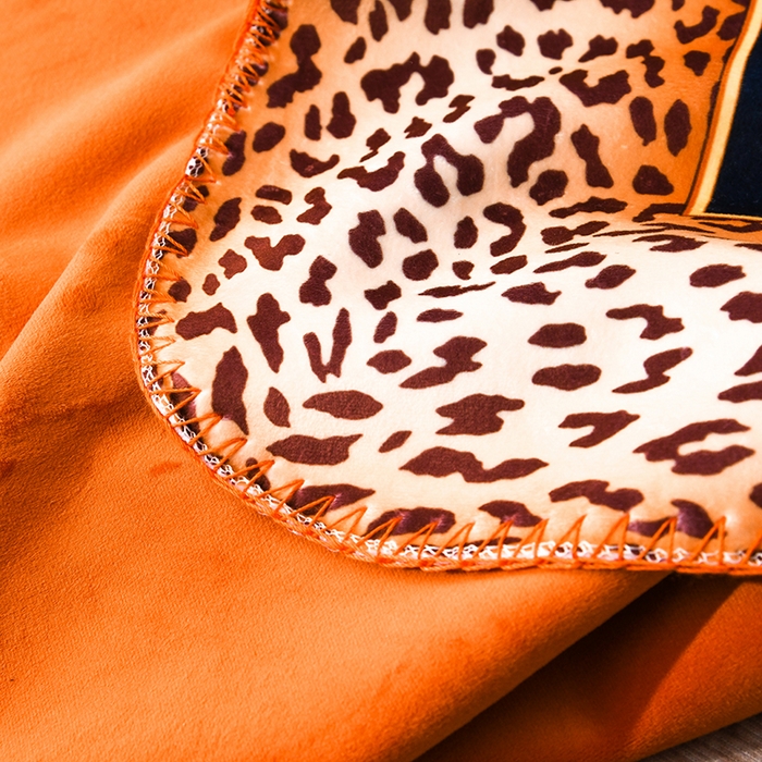 91家纺网 家纺一手货源 找家纺 爵仕 2024高档锦狐绒毛毯复合毯奢华复古绒毯爱马风格 豹