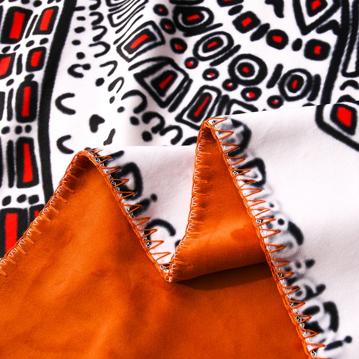 91家纺网 家纺一手货源 找家纺 爵仕 2024高档锦狐绒毛毯复合毯奢华复古绒毯爱马风格  猴