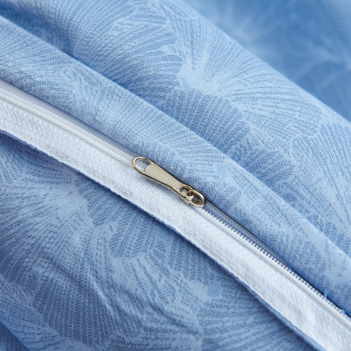 91家纺网 家纺一手货源 找家纺 鑫缘2025直播爆款印花植物羊绒加厚磨毛四件套1.2米学生三件套枫叶情-灰