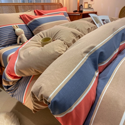 91家纺网 家纺一手货源 找家纺 （总）丝芙妮家居 2024新款全棉磨毛四件套