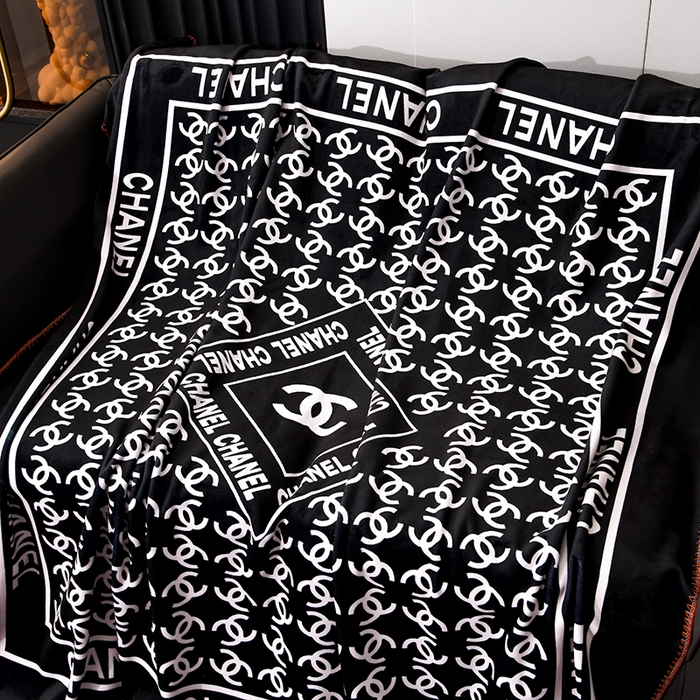 91家纺网 家纺一手货源 找家纺 爵仕 2024高档锦狐绒毛毯复合毯奢华复古绒毯爱马风格 黑香