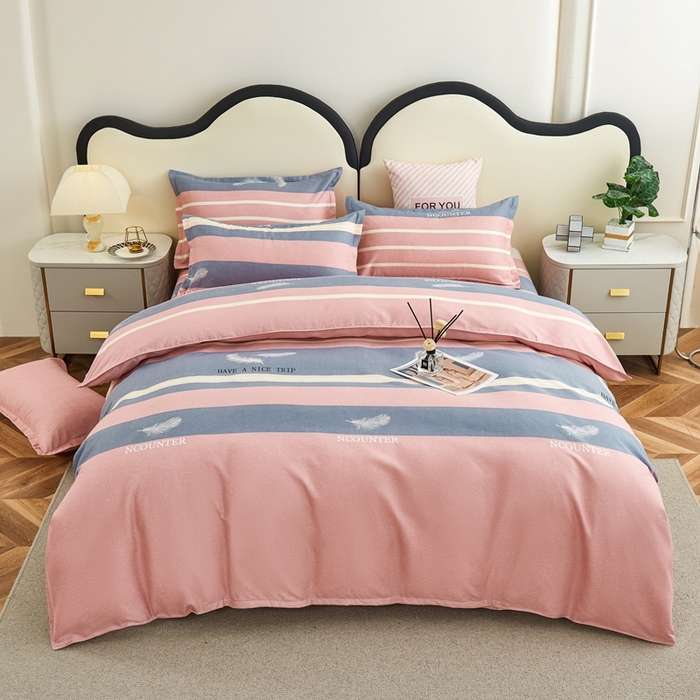 91家纺网 家纺一手货源 找家纺 鑫缘 2025直播爆款印花植物羊绒加厚磨毛单被套羽乐