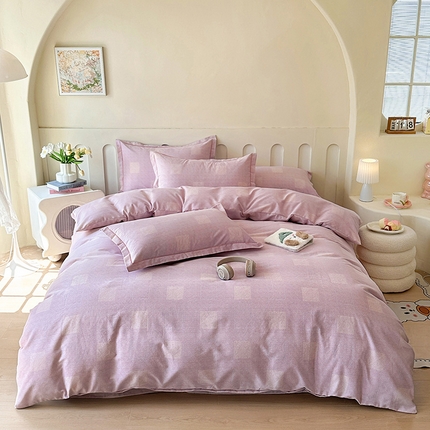 91家纺网 家纺一手货源 找家纺 （总3）润淳 2025新直播加厚活性磨毛四件套纯棉三件套