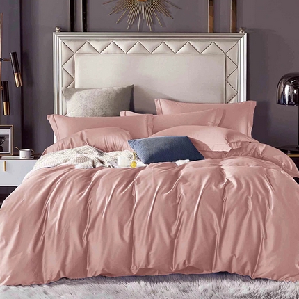 91家纺网 家纺一手货源 找家纺 （总）未来家居 新款60支高支高密长绒棉纯色拉链款四件套