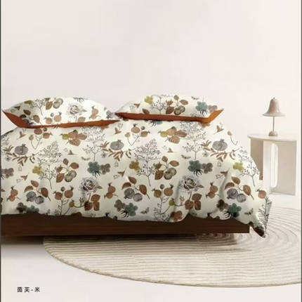 91家纺网 家纺一手货源 找家纺 （总）未来家居 2024新款全棉加厚火山磨毛四件套