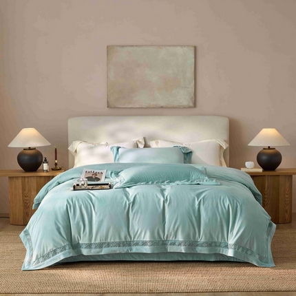 91家纺网 家纺一手货源 找家纺 （总）榻尚家居 2024新款秋冬婴肤绒四件套-柔梦系列