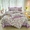 91家纺网 家纺一手货源 找家纺 浩浩家纺 2024新款牛奶绒床盖四件套 玫瑰花园