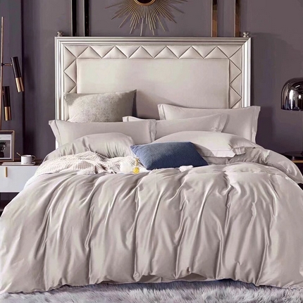 91家纺网 家纺一手货源 找家纺 （总）未来家居 新款60支高支高密长绒棉纯色拉链款四件套