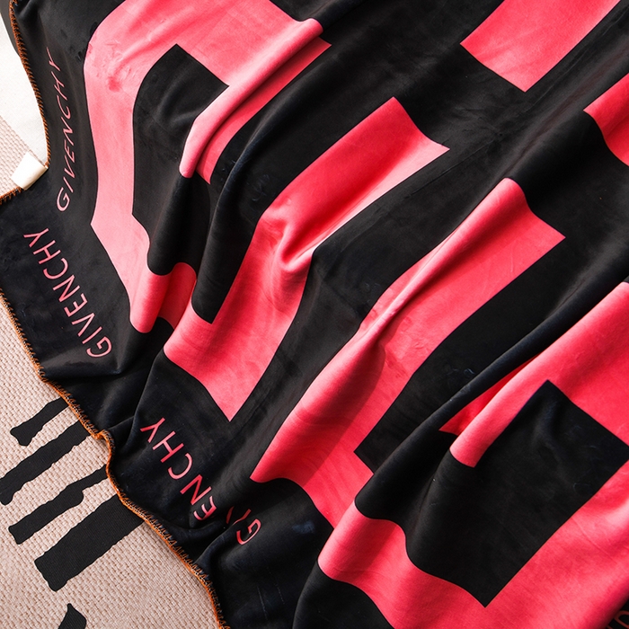 91家纺网 家纺一手货源 找家纺 爵仕 2024高档锦狐绒毛毯复合毯奢华复古绒毯爱马风格 纪梵希