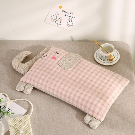 91家纺网 家纺一手货源 找家纺 （总）蔻眠 2024新款幸运象-全棉卡通荞麦枕芯儿童学生枕头