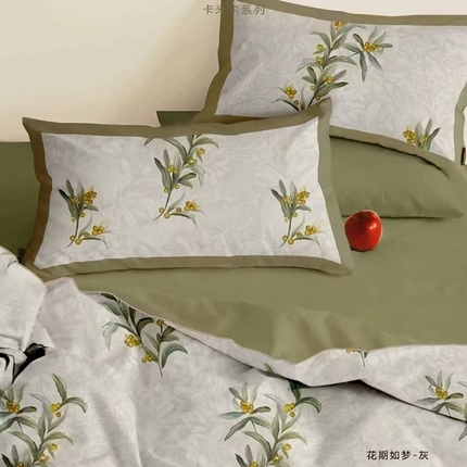 91家纺网 家纺一手货源 找家纺 （总）未来家居 2024新款全棉加厚火山磨毛四件套