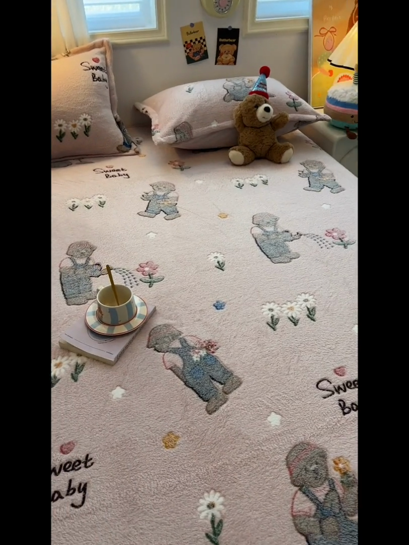 91家纺网 家纺一手货源 找家纺 韩巢家纺 2024新款雪花绒枕套一对装 园林