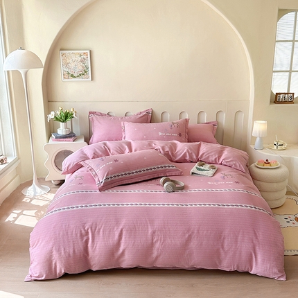 91家纺网 家纺一手货源 找家纺 （总3）润淳 2025新直播加厚活性磨毛四件套纯棉三件套