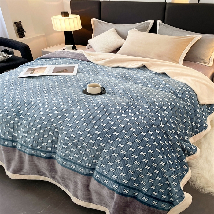 91家纺网 家纺一手货源 找家纺 凯轩毛毛毯毯子网销专供 2024新款雪绒棉四季毛毯毯子盖毛毯毯子毛毯毯子子 蓝图