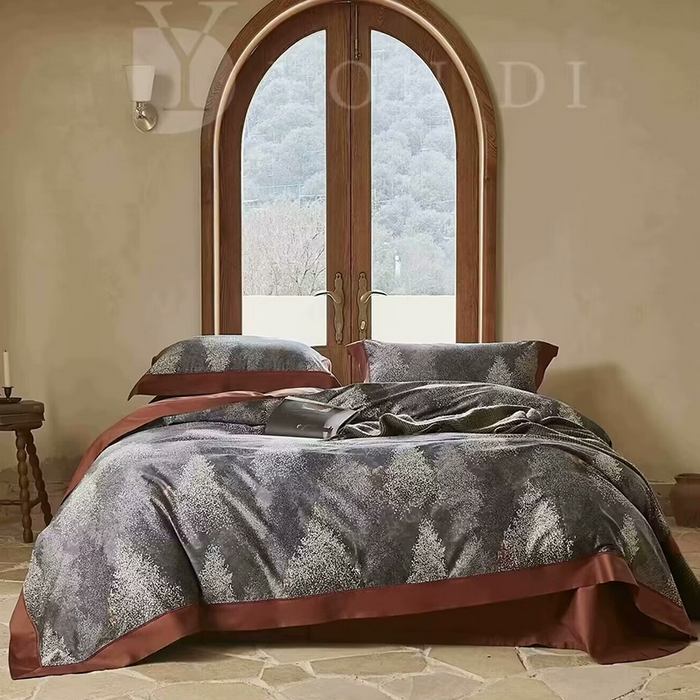 91家纺网 家纺一手货源 找家纺 （总1）未来家居 未来家居 2024新款优帝100支贡缎长绒棉四件套