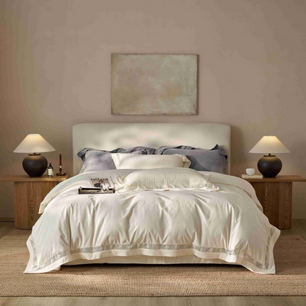 榻尚家居 2024新款秋冬婴肤绒四件套-柔梦系列 柔梦-珍珠白