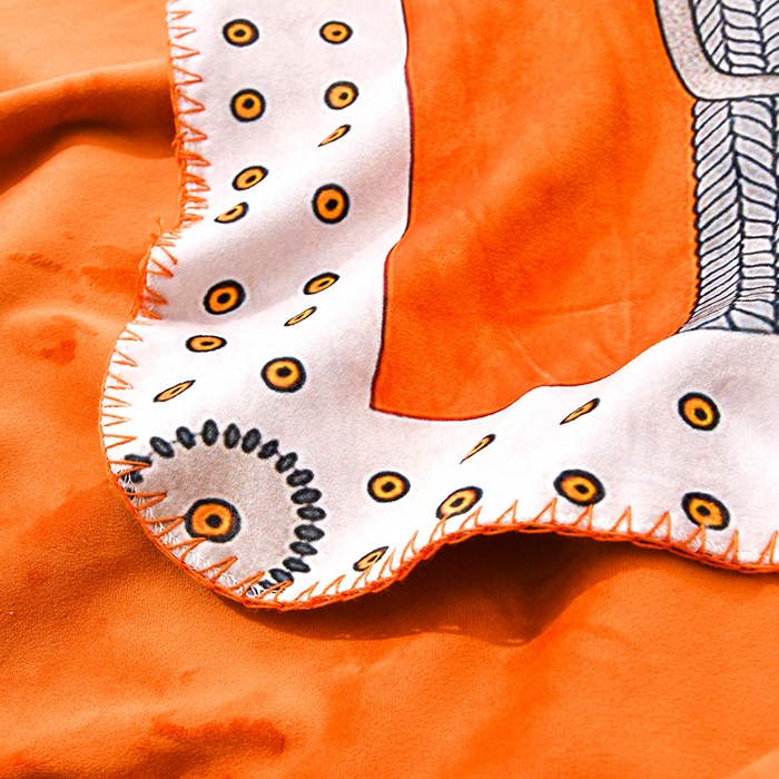 91家纺网 家纺一手货源 找家纺 爵仕 2024高档锦狐绒毛毯复合毯奢华复古绒毯爱马风格 马鞍