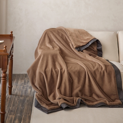 91家纺网 家纺一手货源 找家纺 （总）安莱生活 2024新款弧貂绒皮草毛毯