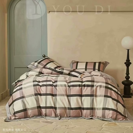 91家纺网 家纺一手货源 找家纺 （总1）未来家居 未来家居 2024新款优帝100支贡缎长绒棉四件套