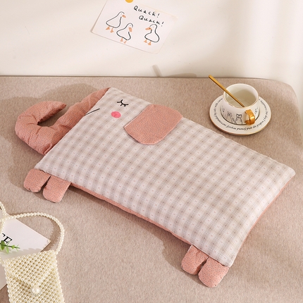 91家纺网 家纺一手货源 找家纺 （总）蔻眠 2024新款幸运象-全棉卡通荞麦枕芯儿童学生枕头